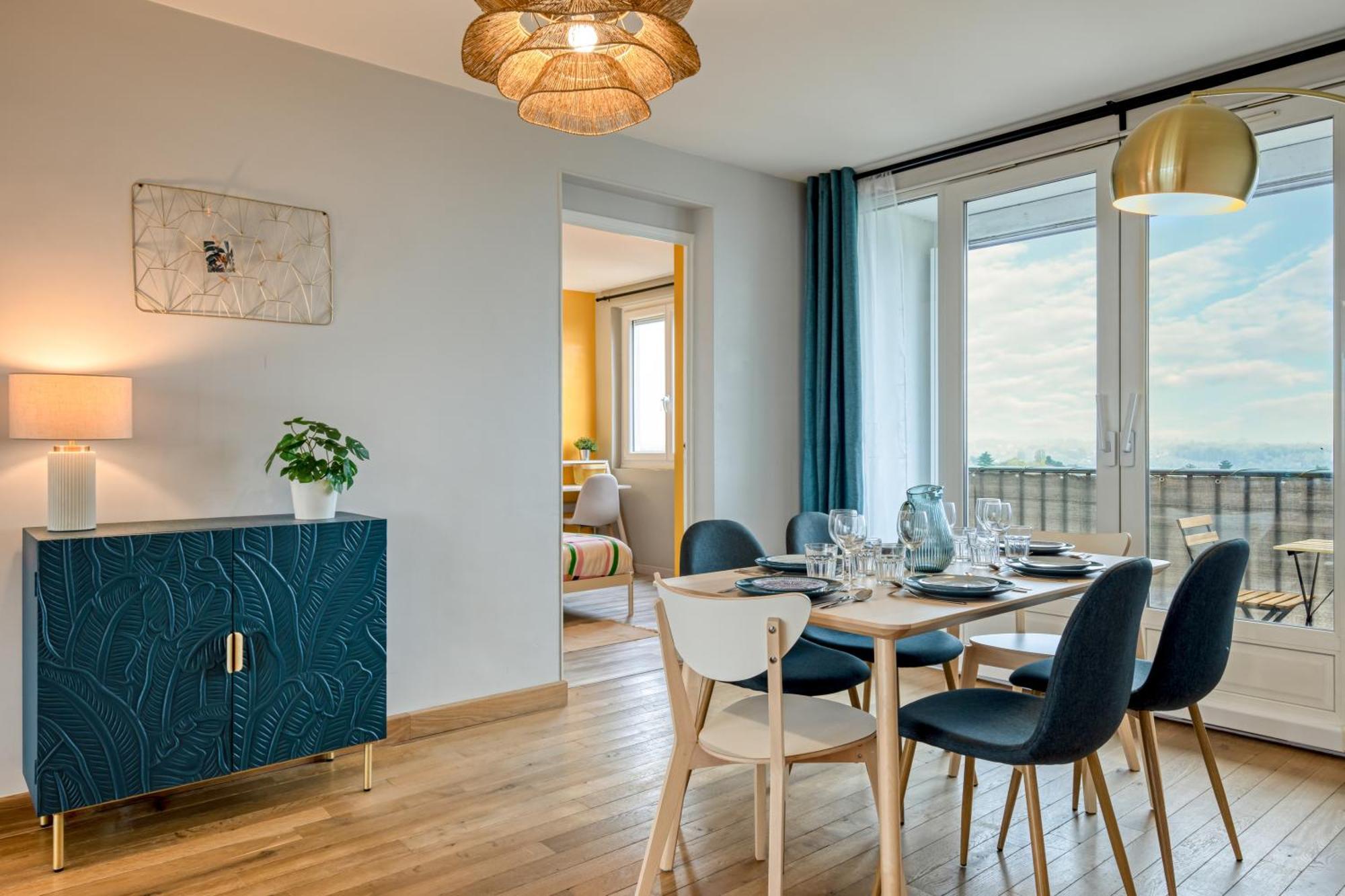 Apartment Cocon Lumineux - Parking Gratuit